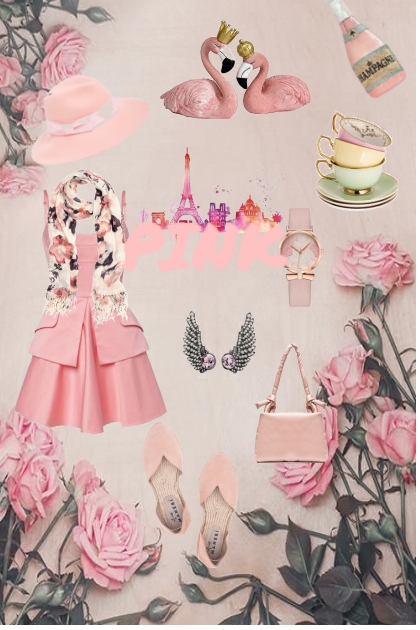 Sprinkle of pink- combinação de moda