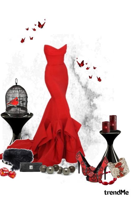 black & red - Combinazione di moda