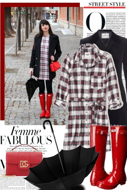 Red Boots- Fashion set