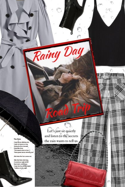 Rainy Day Road Trip- Combinaciónde moda