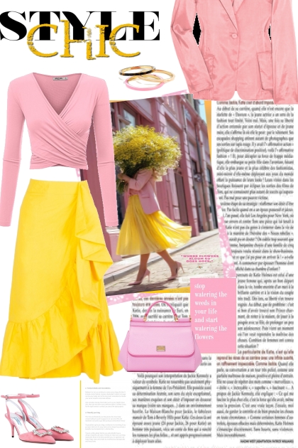 Pink   Yellow- Combinaciónde moda