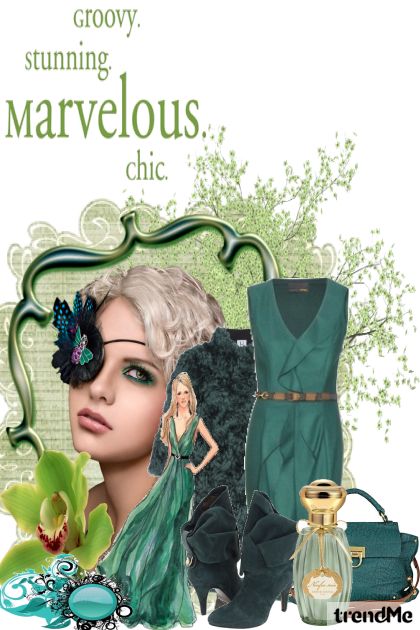 Marvelous green!- Fashion set