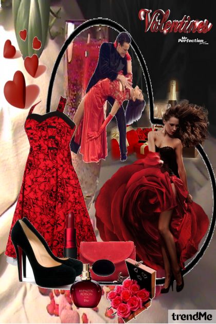 Valentines day...passion and love...- Fashion set