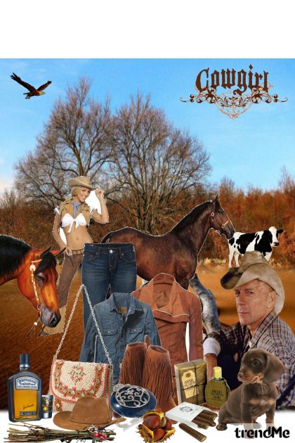Cowgirl- Combinazione di moda