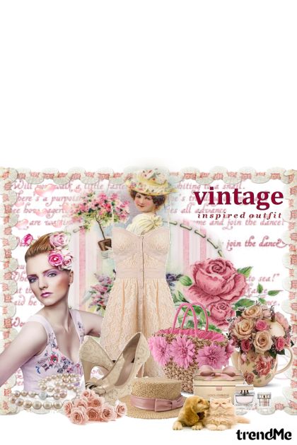 Vintage spring- Combinaciónde moda
