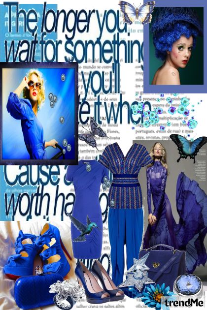 Dreaming in blue...- Fashion set
