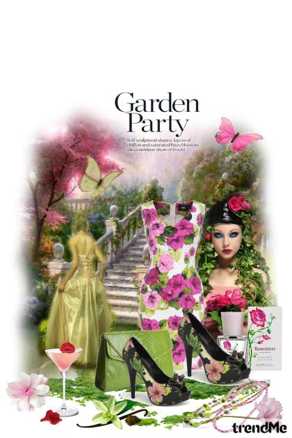 Garden party- combinação de moda