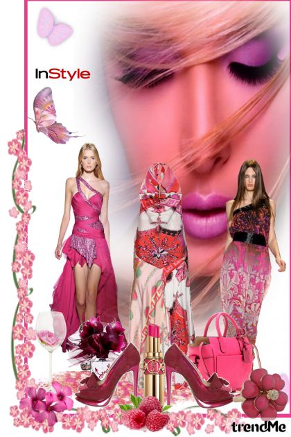 Style in pinky- Modna kombinacija