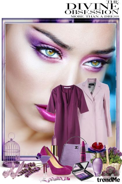 Very special purple dress...- Modekombination