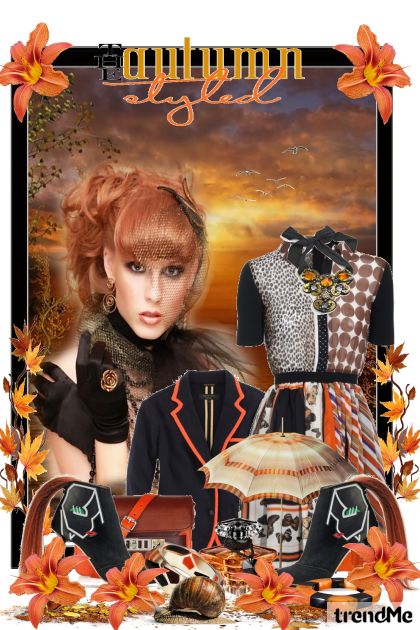 The autumn styled- Fashion set