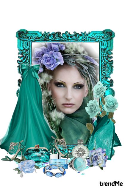 Perfectly beautiful in turquoise- Combinaciónde moda