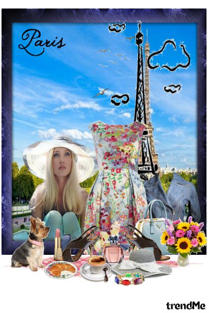 Plavo nebo nad Parizom- Modna kombinacija