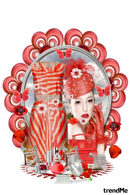 Lady in red- Combinaciónde moda