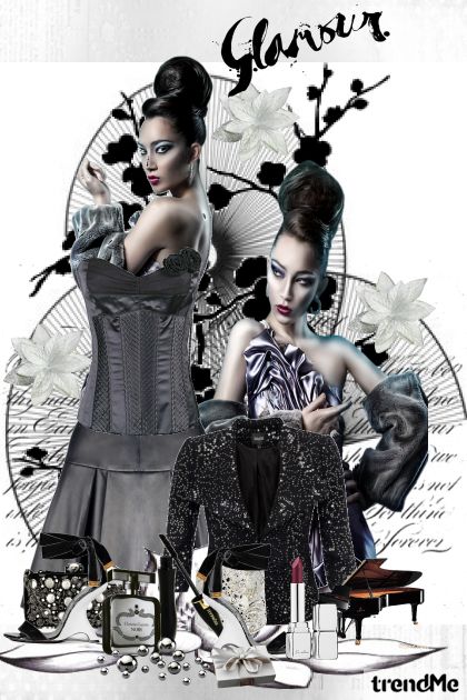 Silver glamour- Модное сочетание