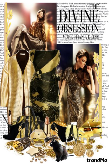 Gold & black- Combinazione di moda