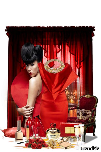Behind the red curtain- Combinazione di moda
