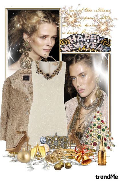 New Year in gold silver edition- Combinazione di moda