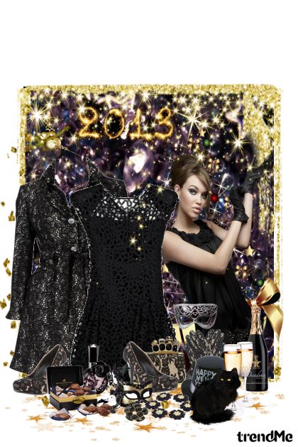 Glamour New Year's Eve- Modekombination