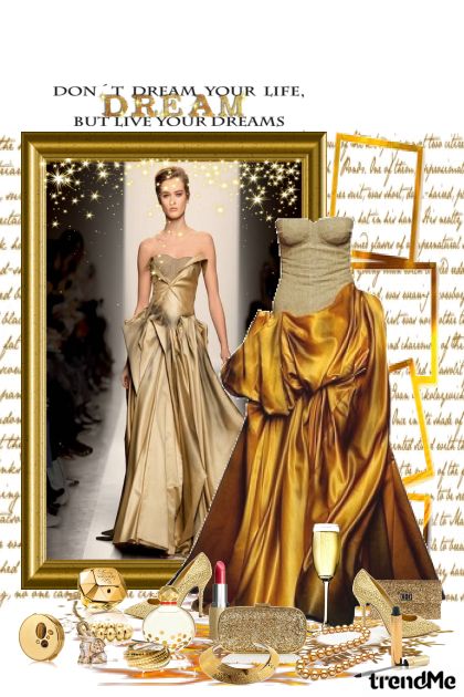 Bottega Veneta golden dreams- Modna kombinacija