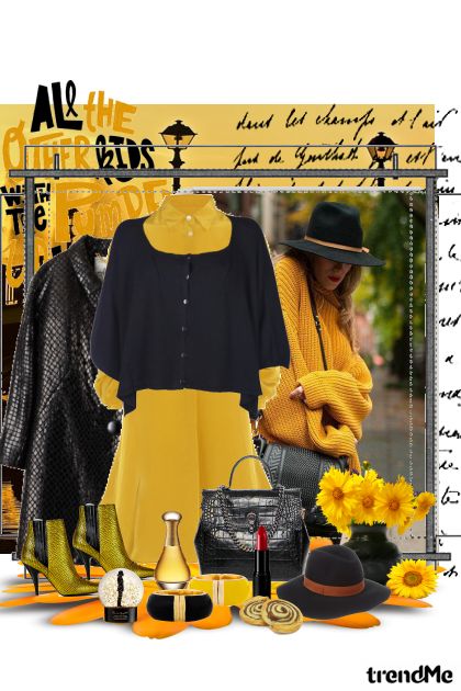 Urbani chic u žutom- Modna kombinacija