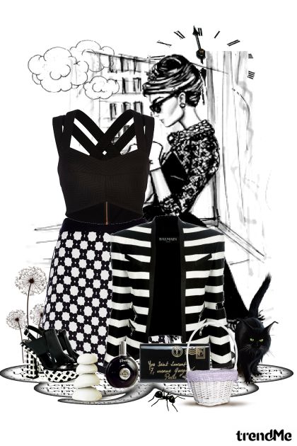 Crna mačka- Combinaciónde moda