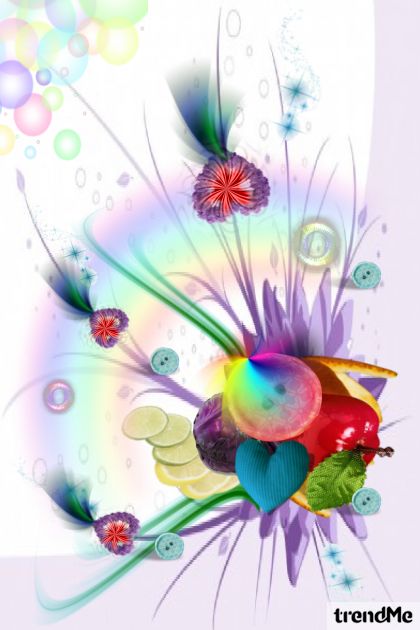 rainbow flower 