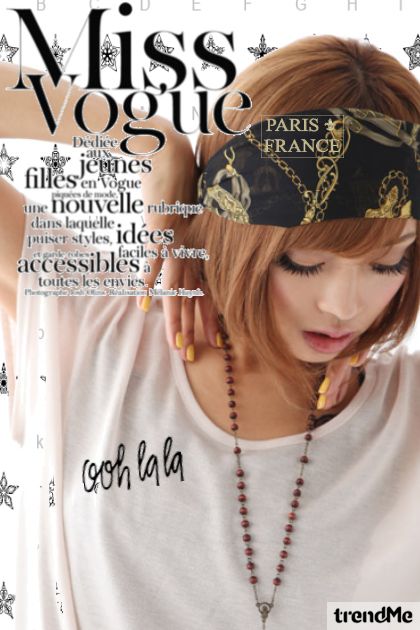 Miss Vogue- Combinaciónde moda