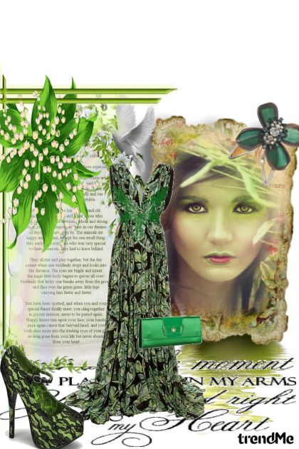 green  fantasy- Combinaciónde moda