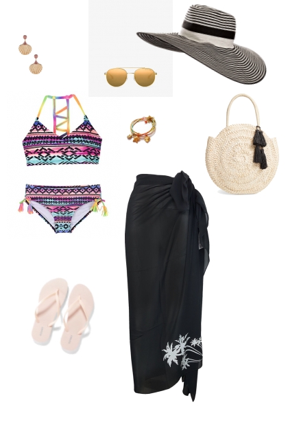 Beach girl- Combinazione di moda