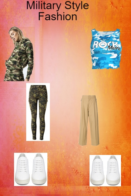 Military- Combinaciónde moda