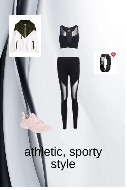 athletic, sporty style- Combinazione di moda