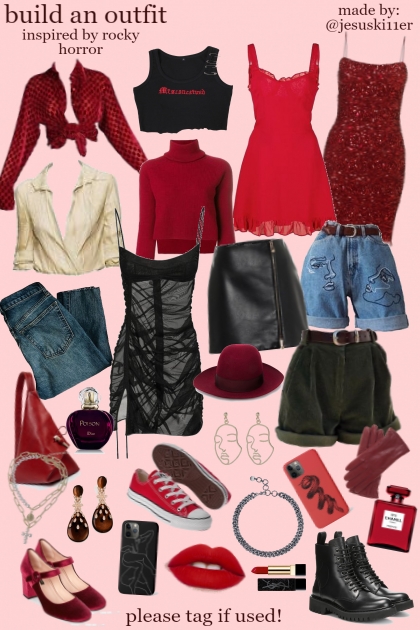 BUILD AN OUTFIT, RHPS EDITION- Fashion set