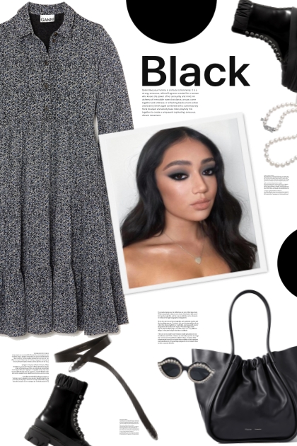 #11 ▲ Back to black- Модное сочетание