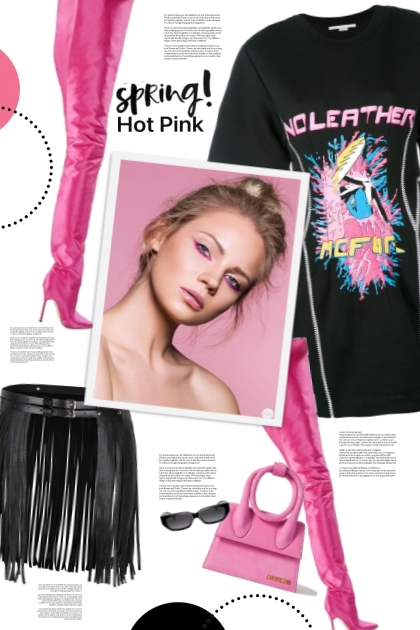 #64 ▲ Hot pink x2