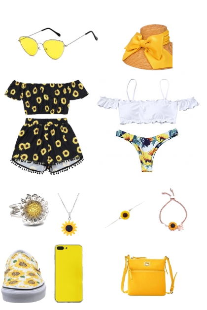 sunflowers- Fashion set