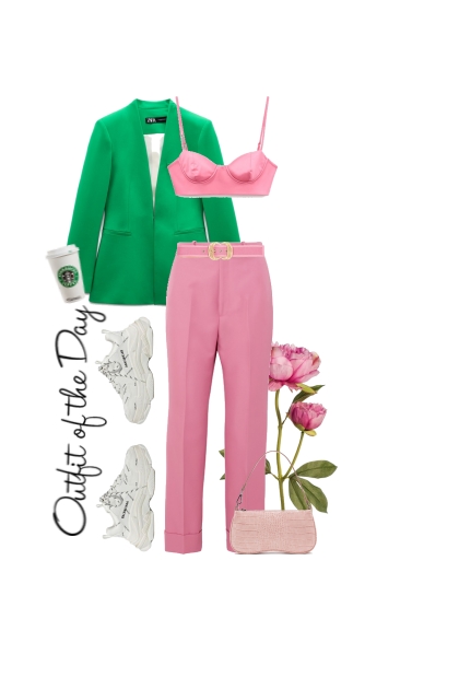 Pink and Green - Combinaciónde moda