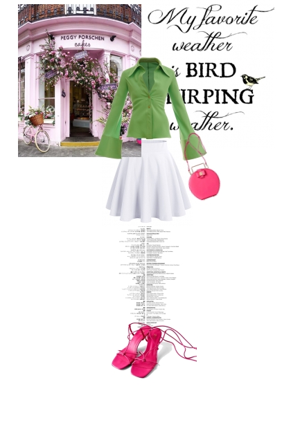 Green and Pink inspo- combinação de moda
