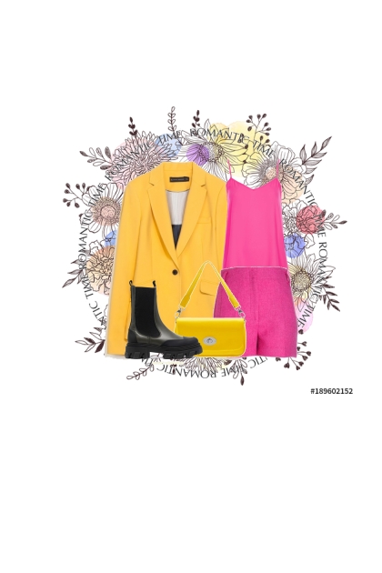 Yellow & Pink - Modna kombinacija