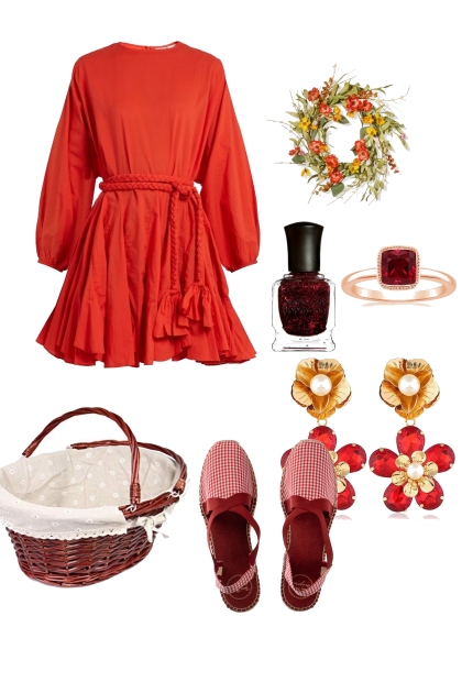 Red Riding Hood- combinação de moda