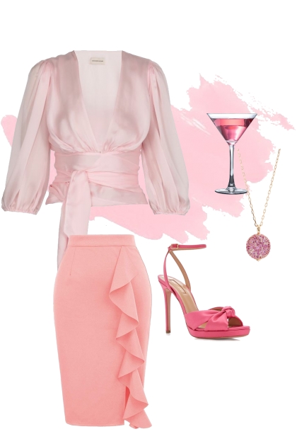 Pink Sky's at Night- Combinazione di moda