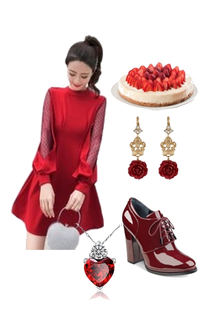 Red Queen- Combinazione di moda