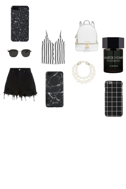 black and white- Fashion set