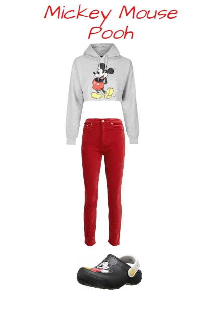 Mickey Mouse- Modna kombinacija