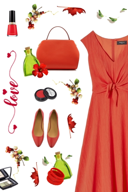 delightful red- Модное сочетание