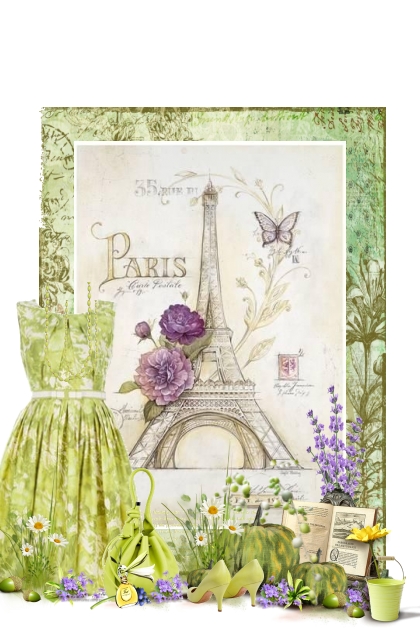 Spring in Paris- Modna kombinacija