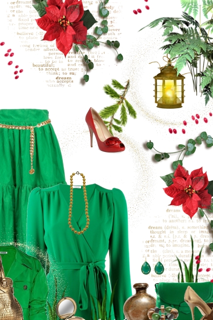 Christmas colors- combinação de moda