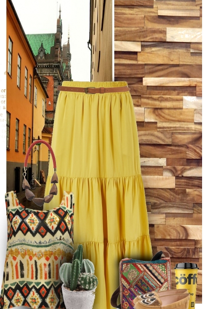 Boho Yellow- Combinazione di moda