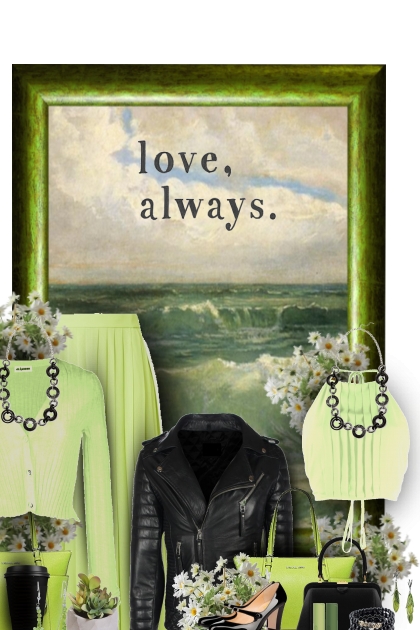 spring green- Combinaciónde moda