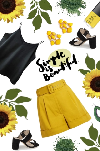 black and yellow 2021- Fashion set