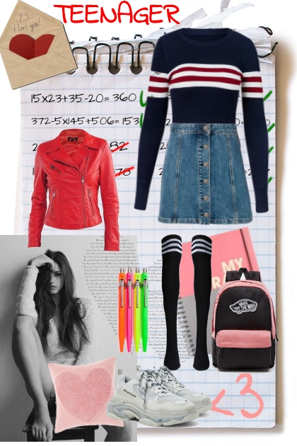 Teenager Style- Combinazione di moda